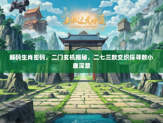 解码生肖密码，二门玄机揭秘，二七三数交织探寻数小康深意