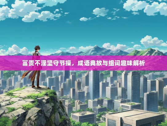 富贵不淫坚守节操，成语典故与组词趣味解析