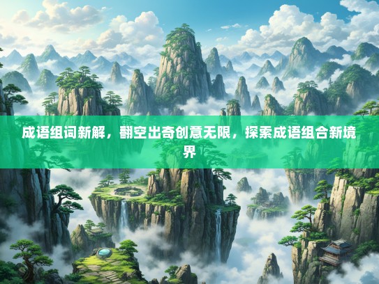 成语组词新解，翻空出奇创意无限，探索成语组合新境界