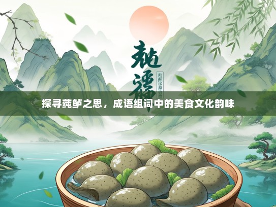 探寻莼鲈之思，成语组词中的美食文化韵味