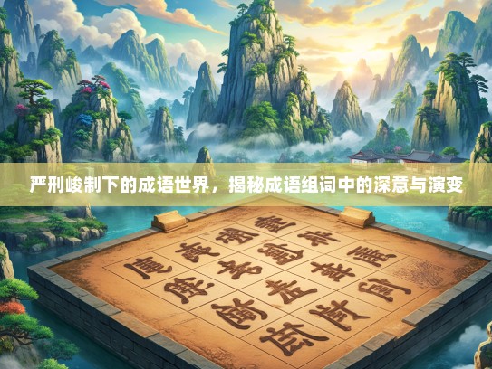 严刑峻制下的成语世界，揭秘成语组词中的深意与演变