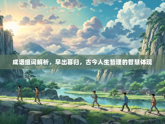 成语组词解析，早出暮归，古今人生哲理的智慧体现