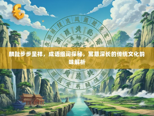 麟趾步步呈祥，成语组词探秘，寓意深长的传统文化韵味解析