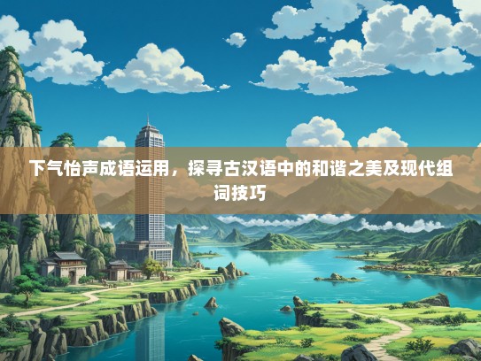 下气怡声成语运用，探寻古汉语中的和谐之美及现代组词技巧