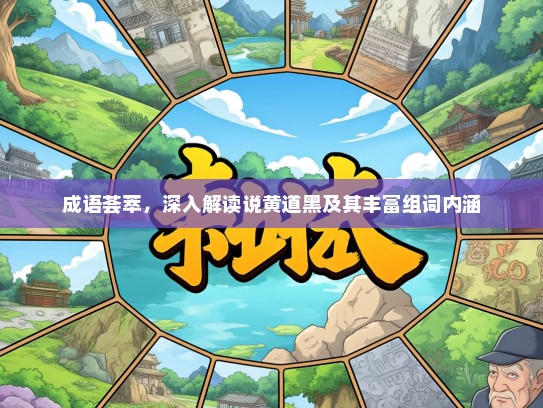 成语荟萃，深入解读说黄道黑及其丰富组词内涵