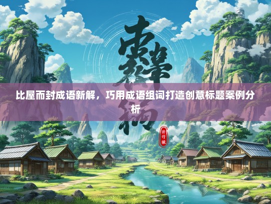 比屋而封成语新解，巧用成语组词打造创意标题案例分析