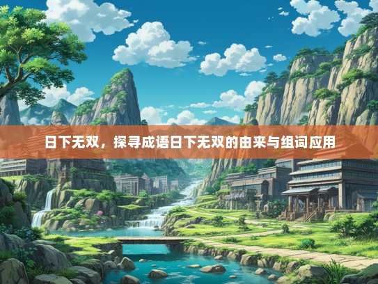 日下无双，探寻成语日下无双的由来与组词应用