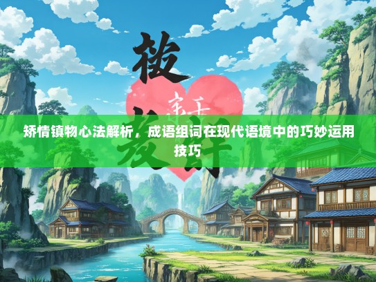 矫情镇物心法解析，成语组词在现代语境中的巧妙运用技巧