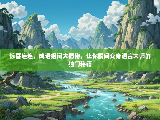 惊喜连连，成语组词大揭秘，让你瞬间变身语言大师的独门秘籍