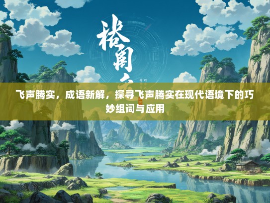 飞声腾实，成语新解，探寻飞声腾实在现代语境下的巧妙组词与应用