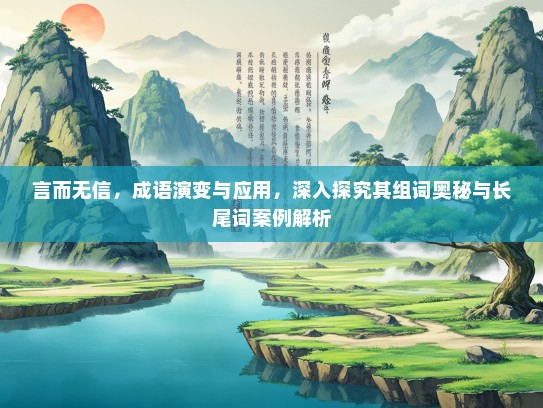 言而无信，成语演变与应用，深入探究其组词奥秘与长尾词案例解析