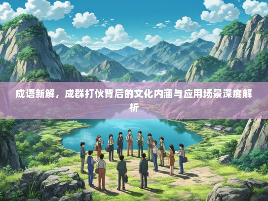 成语新解，成群打伙背后的文化内涵与应用场景深度解析