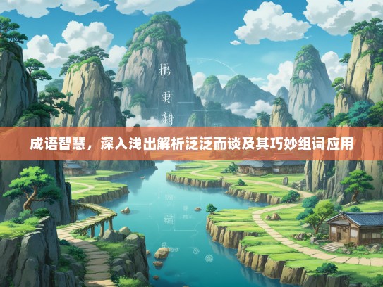 成语智慧，深入浅出解析泛泛而谈及其巧妙组词应用