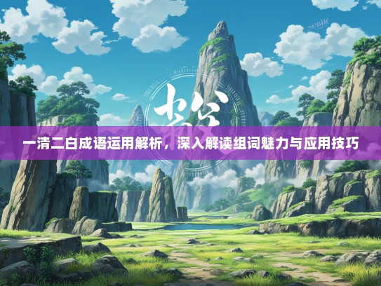 一清二白成语运用解析，深入解读组词魅力与应用技巧