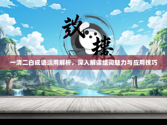 一清二白成语运用解析，深入解读组词魅力与应用技巧