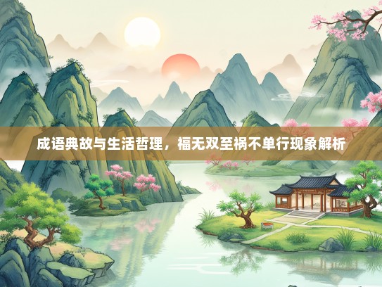 成语典故与生活哲理，福无双至祸不单行现象解析