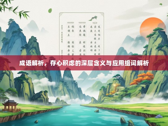成语解析，存心积虑的深层含义与应用组词解析
