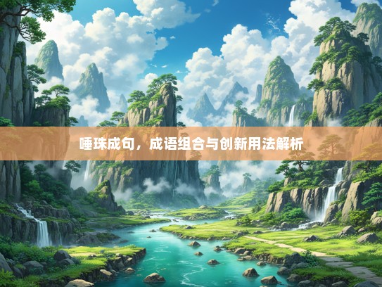 唾珠成句，成语组合与创新用法解析
