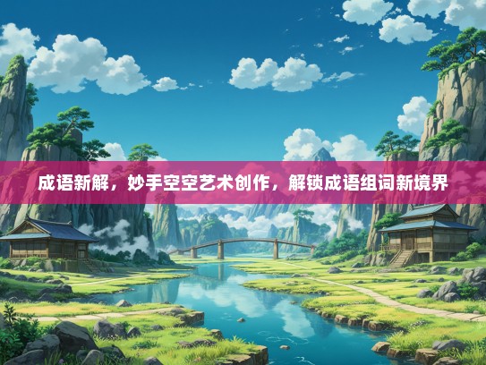 成语新解，妙手空空艺术创作，解锁成语组词新境界
