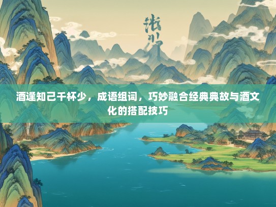 酒逢知己千杯少，成语组词，巧妙融合经典典故与酒文化的搭配技巧