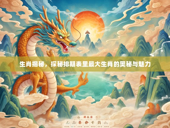 生肖揭秘，探秘排期表里最大生肖的奥秘与魅力