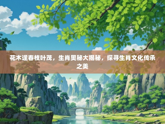 花木逢春枝叶茂，生肖奥秘大揭秘，探寻生肖文化传承之美