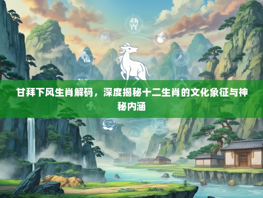 甘拜下风生肖解码，深度揭秘十二生肖的文化象征与神秘内涵