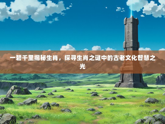 一碧千里揭秘生肖，探寻生肖之谜中的古老文化智慧之光