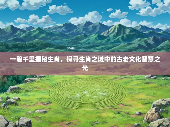 一碧千里揭秘生肖，探寻生肖之谜中的古老文化智慧之光