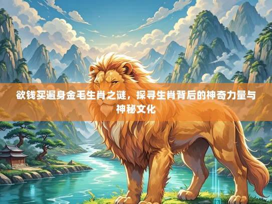 欲钱买遍身金毛生肖之谜，探寻生肖背后的神奇力量与神秘文化