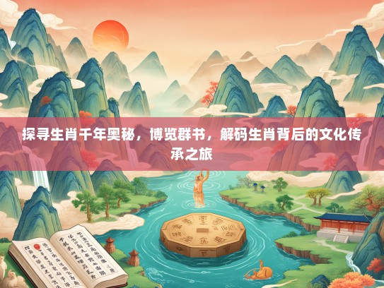 探寻生肖千年奥秘，博览群书，解码生肖背后的文化传承之旅