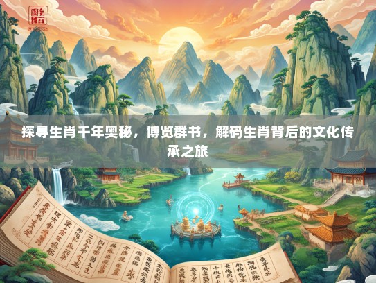 探寻生肖千年奥秘，博览群书，解码生肖背后的文化传承之旅