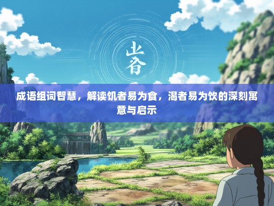 成语组词智慧，解读饥者易为食，渴者易为饮的深刻寓意与启示