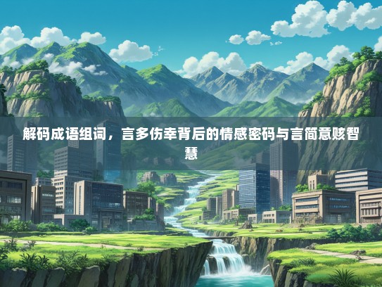 解码成语组词，言多伤幸背后的情感密码与言简意赅智慧