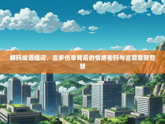 解码成语组词，言多伤幸背后的情感密码与言简意赅智慧