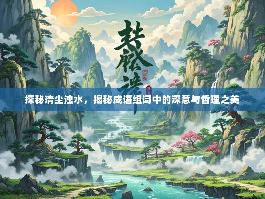 探秘清尘浊水，揭秘成语组词中的深意与哲理之美