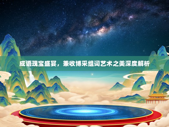 成语瑰宝盛宴，兼收博采组词艺术之美深度解析