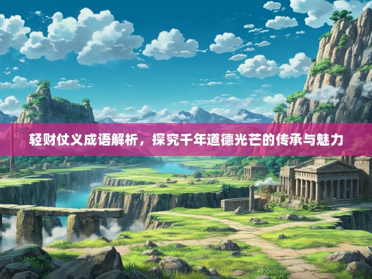 轻财仗义成语解析，探究千年道德光芒的传承与魅力