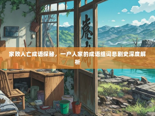 家败人亡成语探秘，一户人家的成语组词悲剧史深度解析