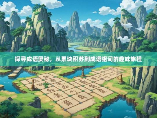 探寻成语奥秘，从累块积苏到成语组词的趣味旅程