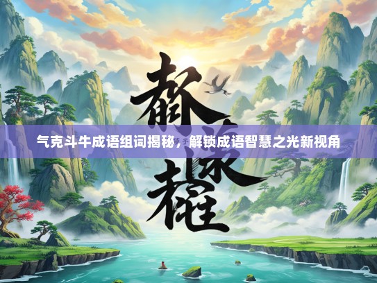 气克斗牛成语组词揭秘，解锁成语智慧之光新视角