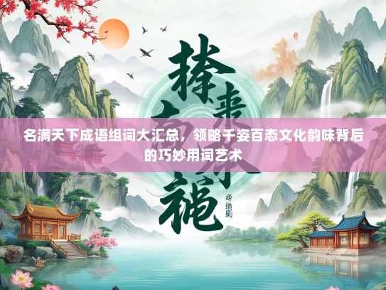 名满天下成语组词大汇总，领略千姿百态文化韵味背后的巧妙用词艺术