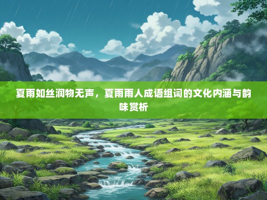夏雨如丝润物无声，夏雨雨人成语组词的文化内涵与韵味赏析
