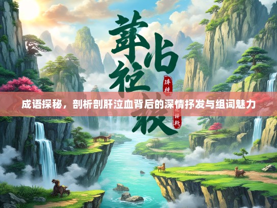 成语探秘，剖析剖肝泣血背后的深情抒发与组词魅力