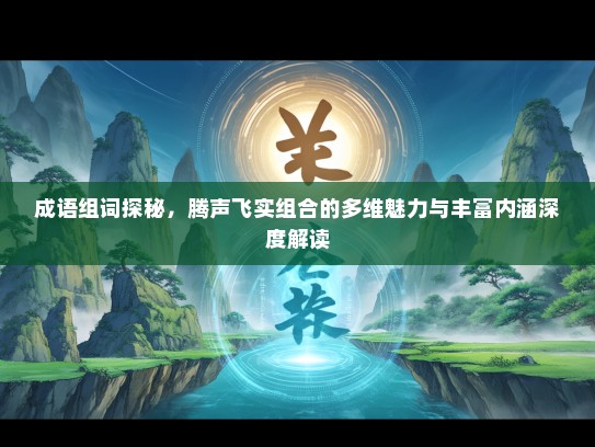 成语组词探秘，腾声飞实组合的多维魅力与丰富内涵深度解读