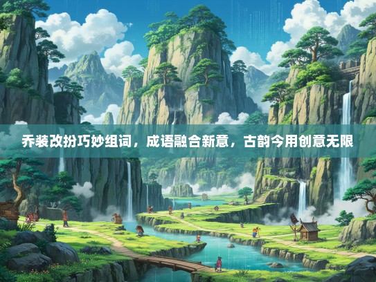 乔装改扮巧妙组词，成语融合新意，古韵今用创意无限