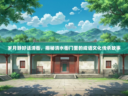 岁月静好话清衙，揭秘清水衙门里的成语文化传承故事