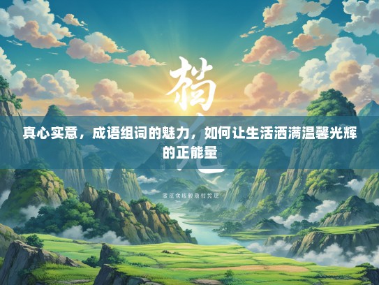 真心实意，成语组词的魅力，如何让生活洒满温馨光辉的正能量