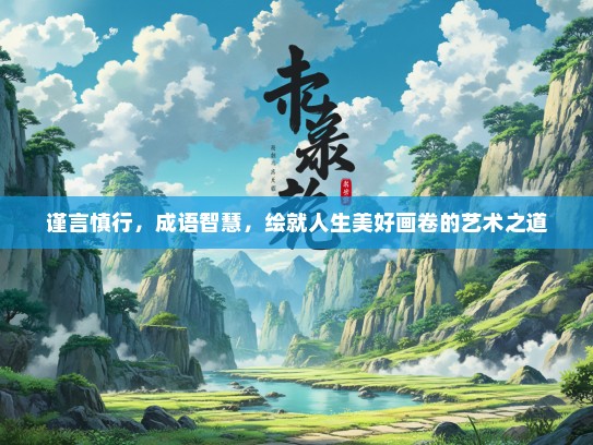 谨言慎行，成语智慧，绘就人生美好画卷的艺术之道
