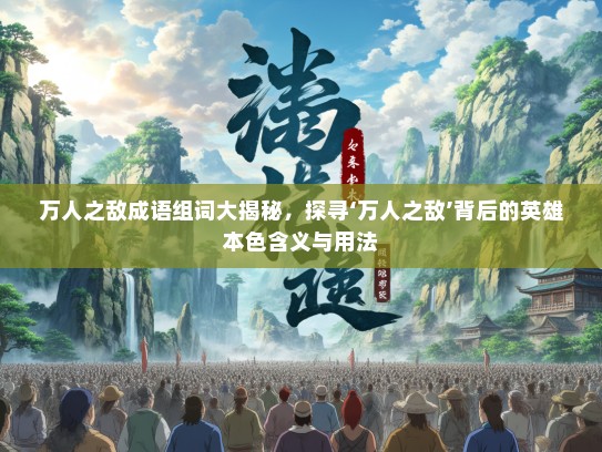 万人之敌成语组词大揭秘，探寻‘万人之敌’背后的英雄本色含义与用法